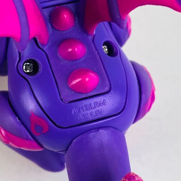 Kaylin Baby Purple Glitter Fingerling Dragon Interactive Pretend Play Toy Figure - Picture 10 of 11